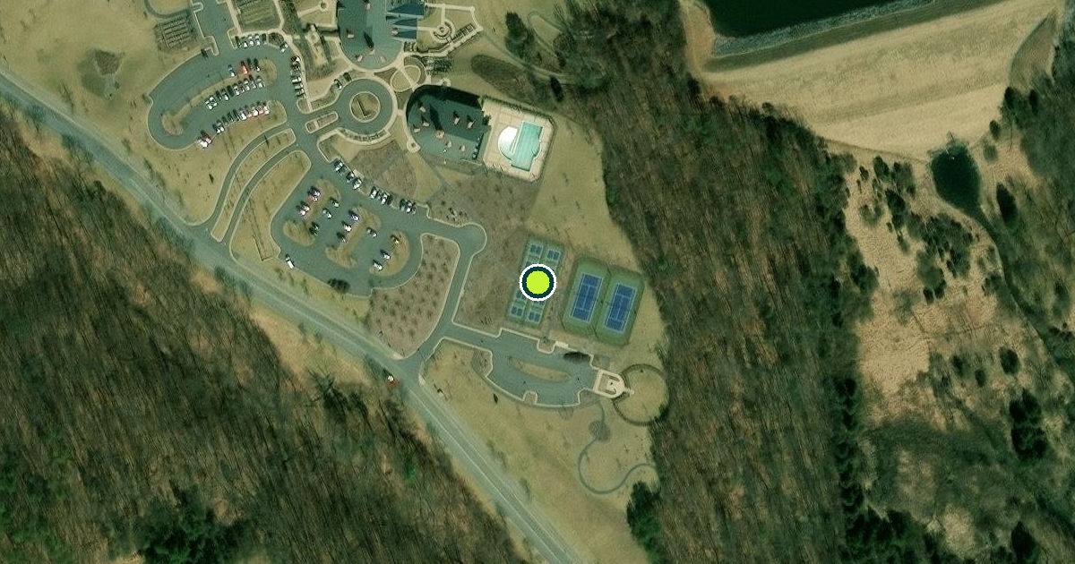 Satellite view of Frederick County Pickleball Courts