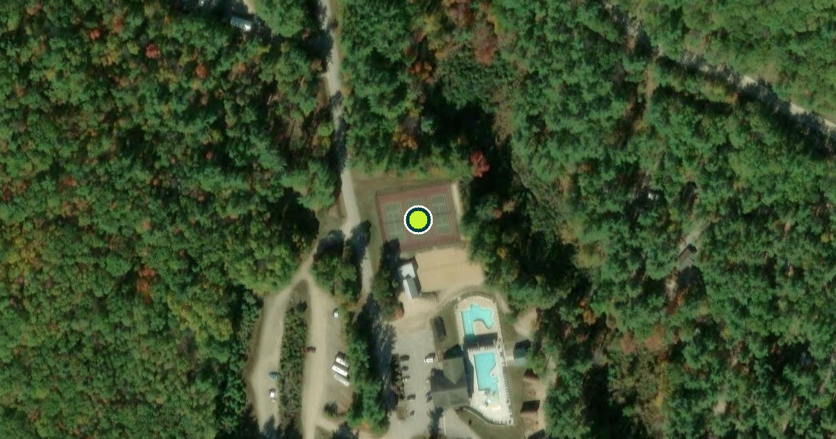 Satellite view of Freedom Pickleball Courts