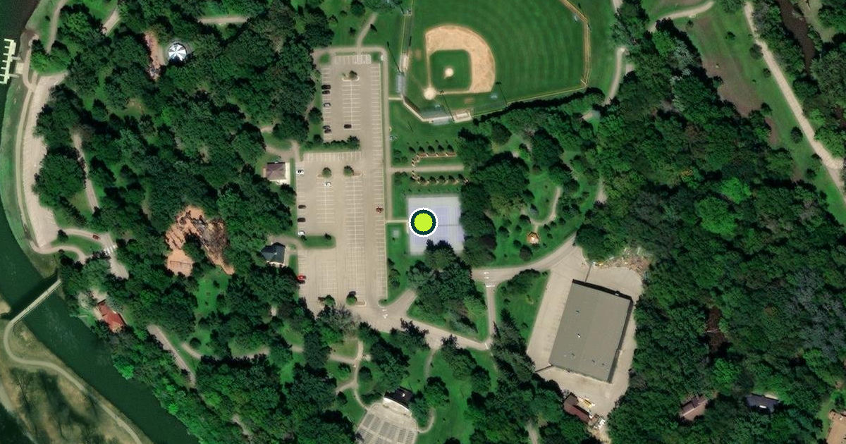 Satellite view of Freeport Pickleball Courts
