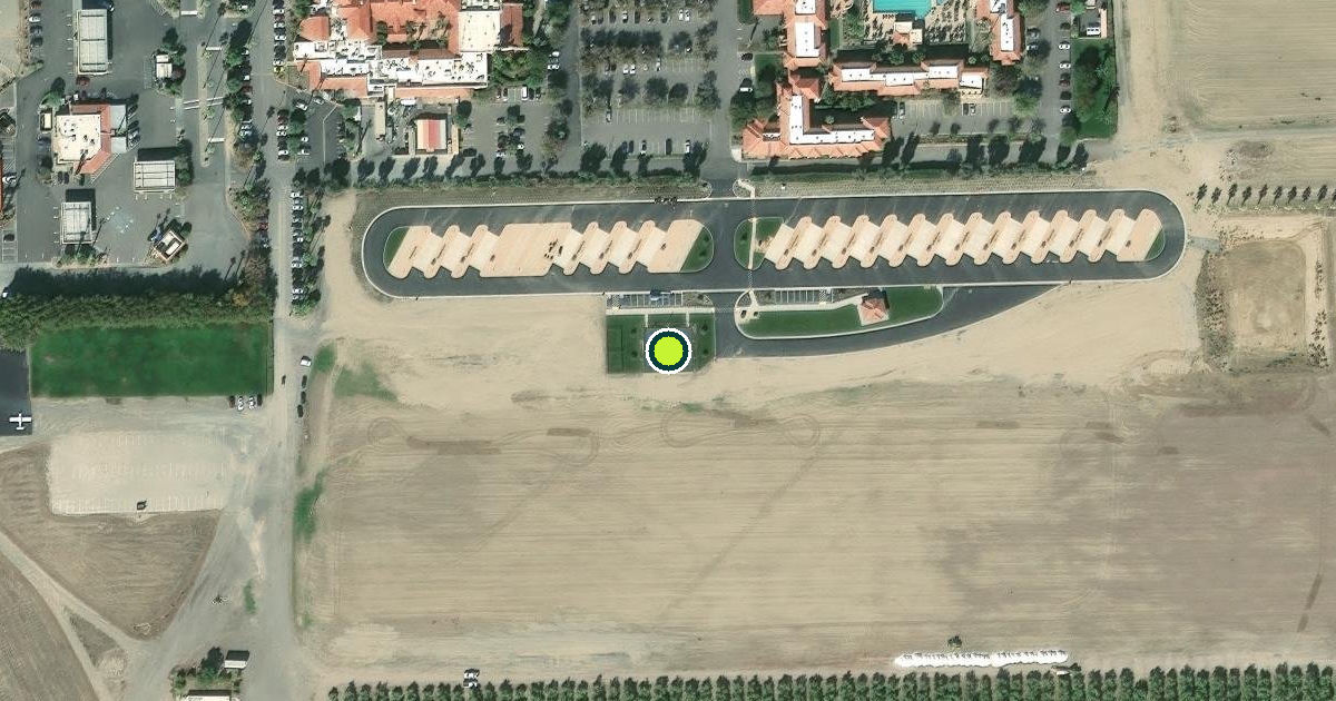 Satellite view of Fresno County Pickleball Courts