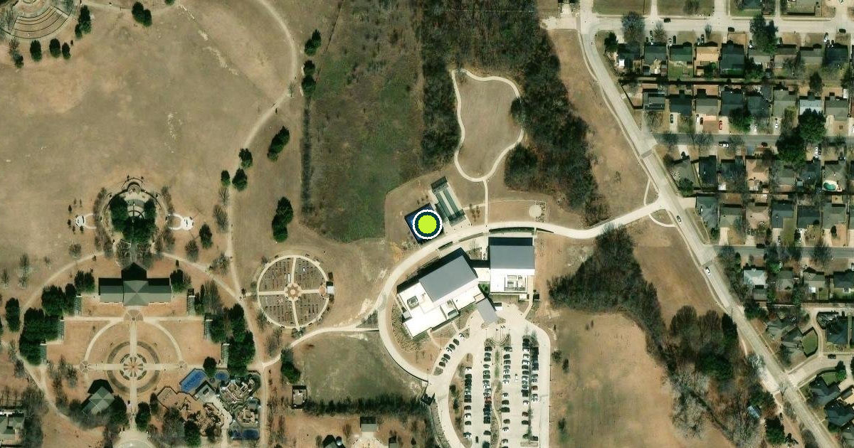 Satellite view of Frisco Pickleball Courts