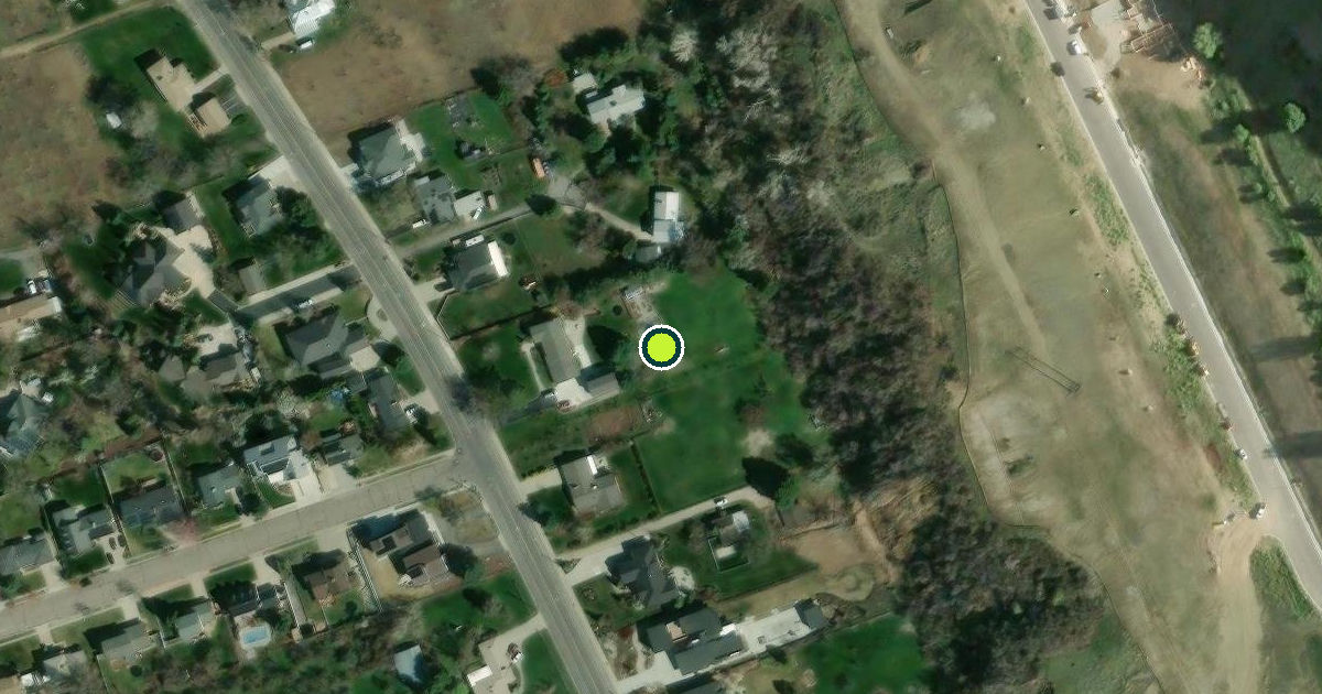 Satellite view of Fruit Heights Pickleball Courts