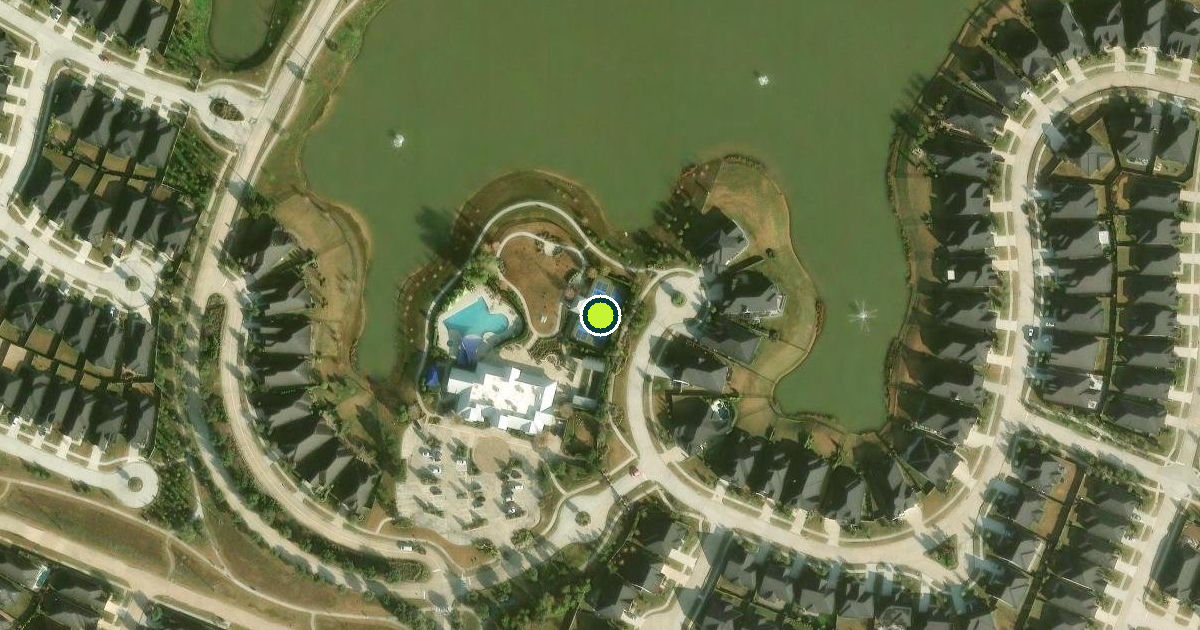 Satellite view of Fulshear Pickleball Courts