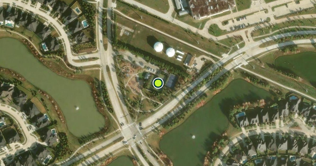 Satellite view of Fulshear Pickleball Courts