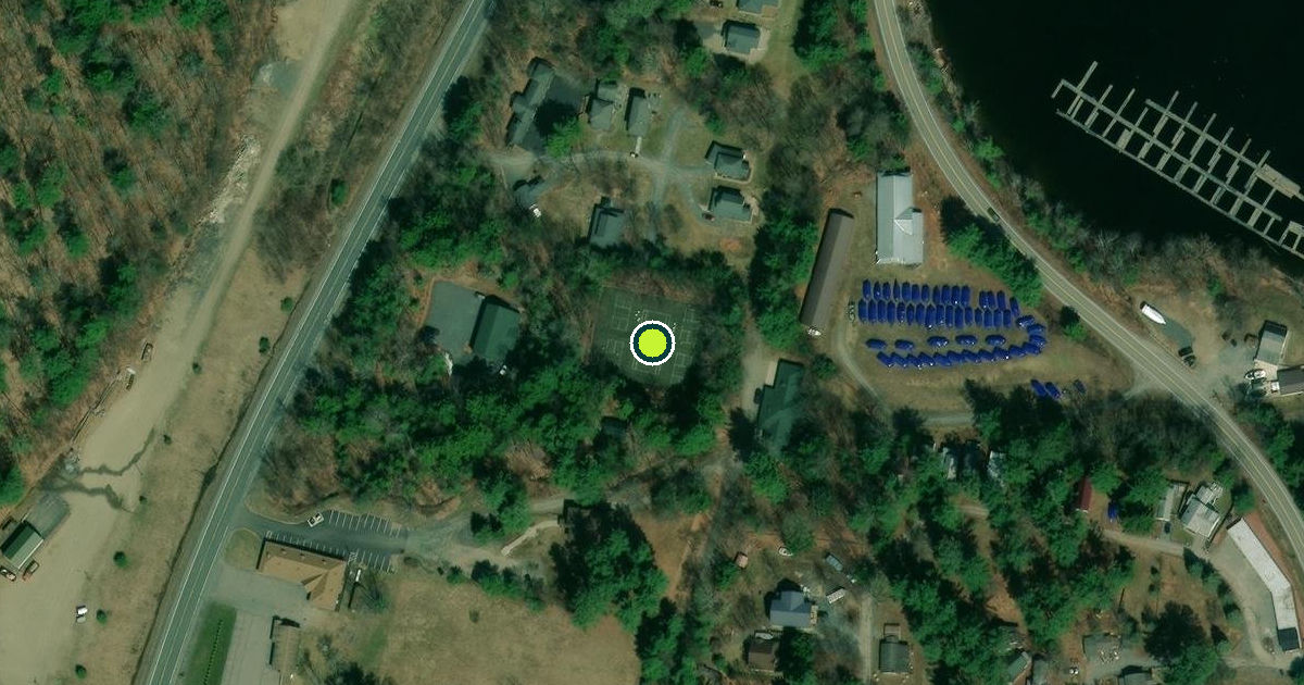 Satellite view of Fulton County Pickleball Courts