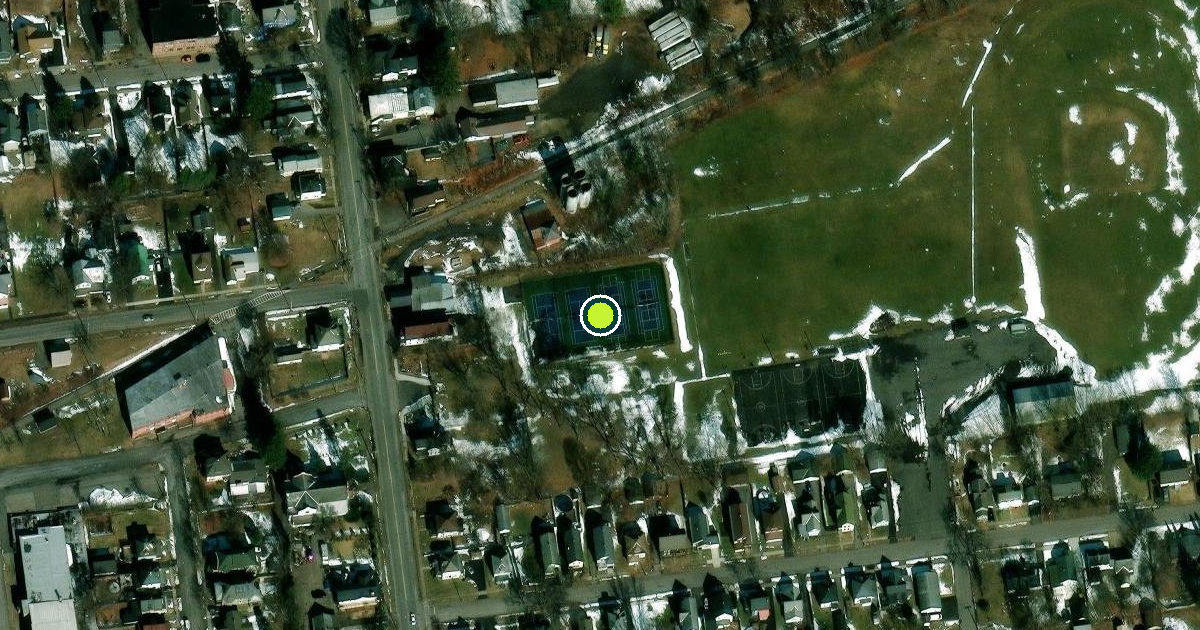Satellite view of Fulton County Pickleball Courts