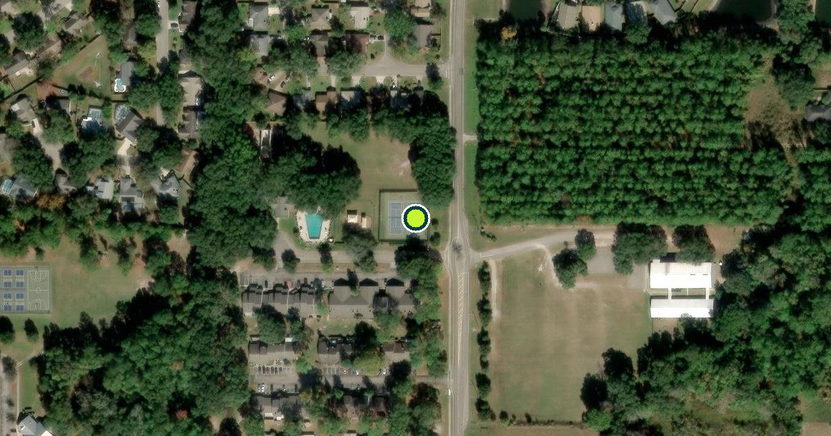Satellite view of Gainesville Pickleball Courts