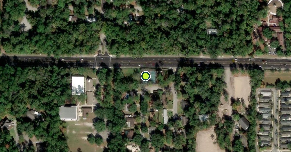 Satellite view of Gainesville Pickleball Courts