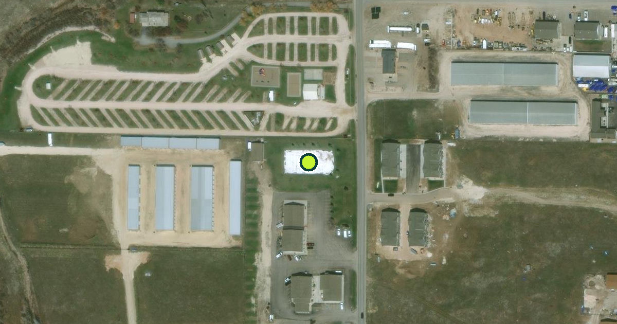 Satellite view of Garden City Pickleball Courts