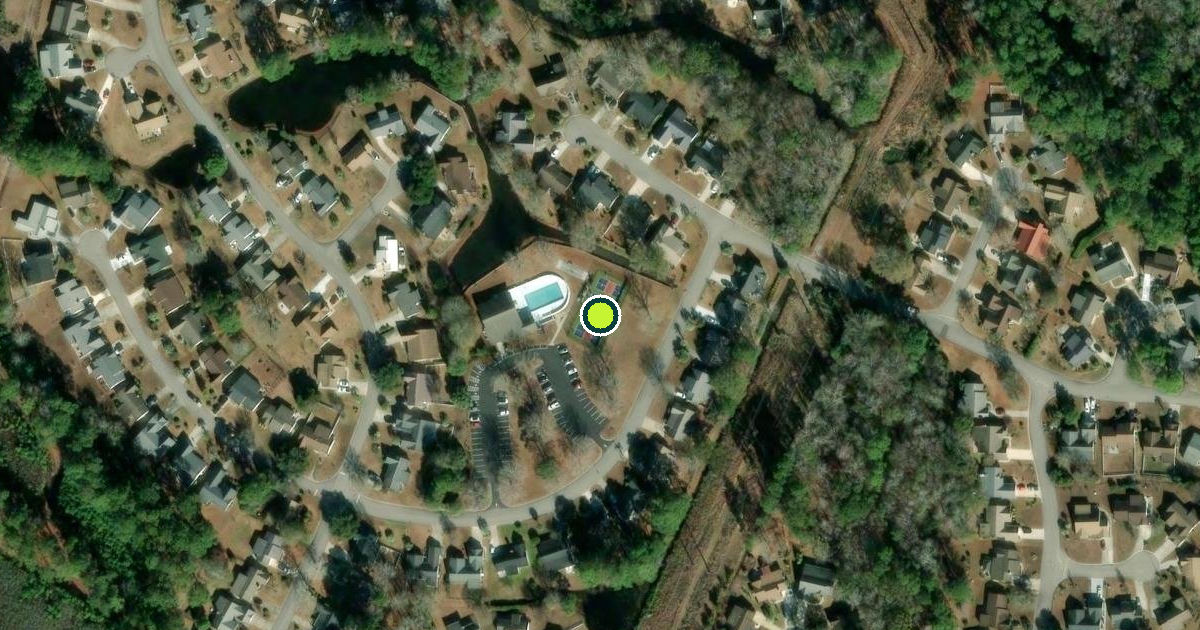 Satellite view of Garden City Pickleball Courts