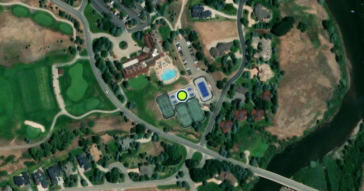 Satellite view of Garfield County Pickleball Courts