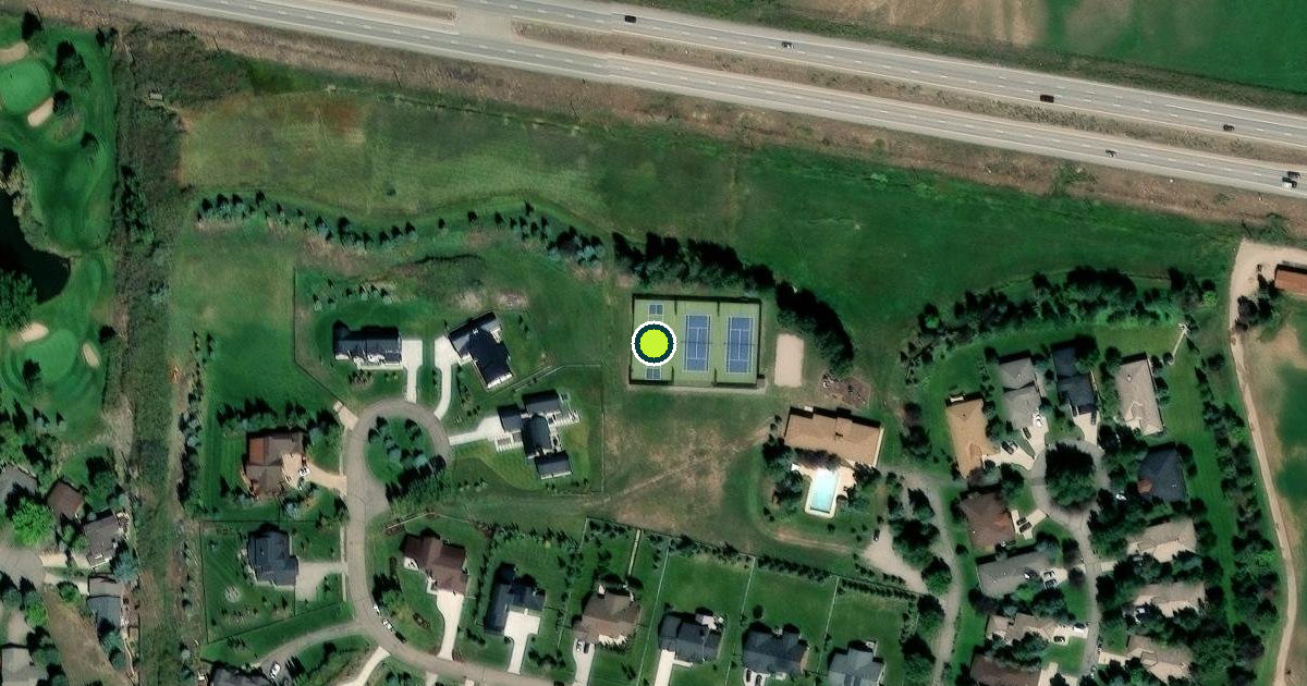 Satellite view of Garfield County Pickleball Courts