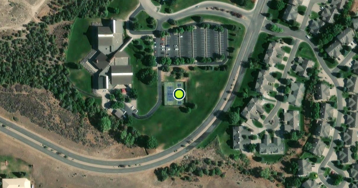 Satellite view of Garfield County Pickleball Courts