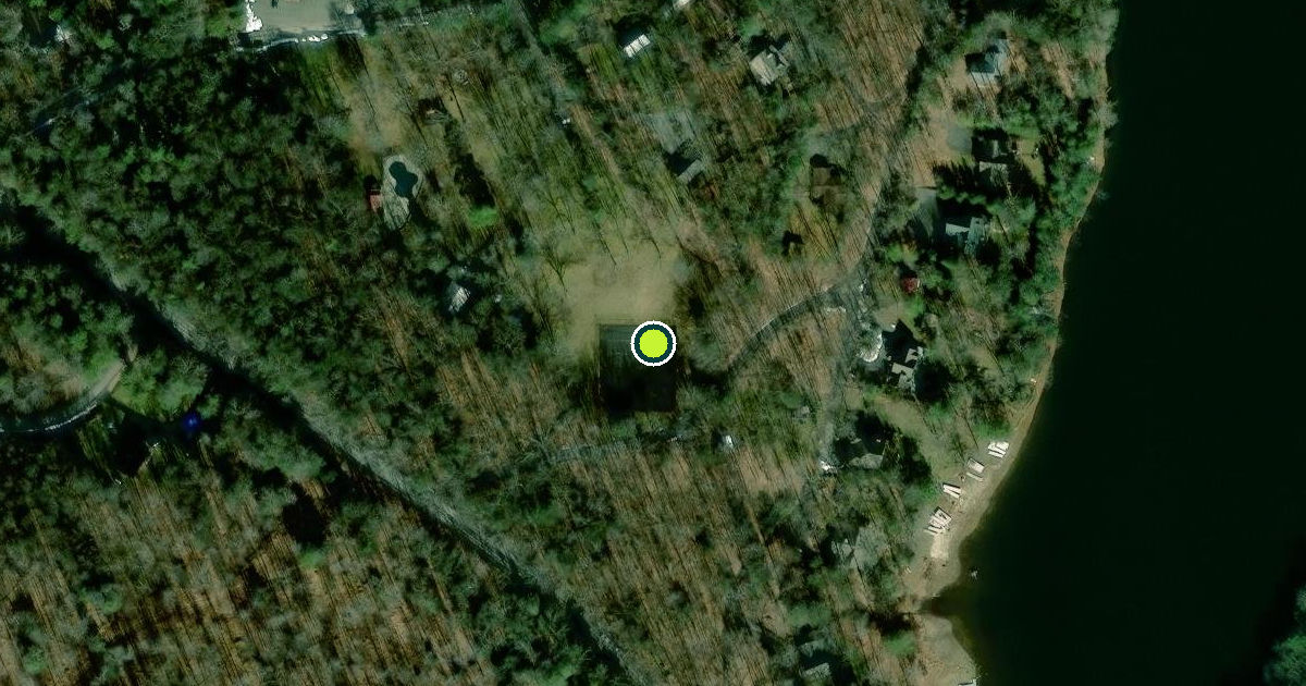 Satellite view of Garrett County Pickleball Courts