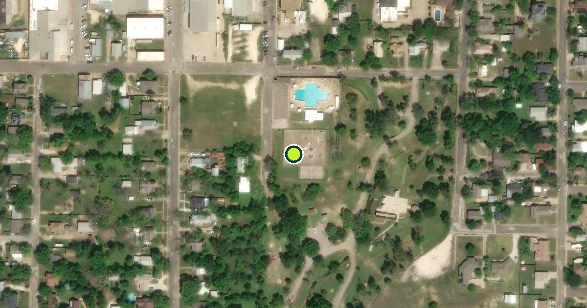 Satellite view of Gatesville Pickleball Courts