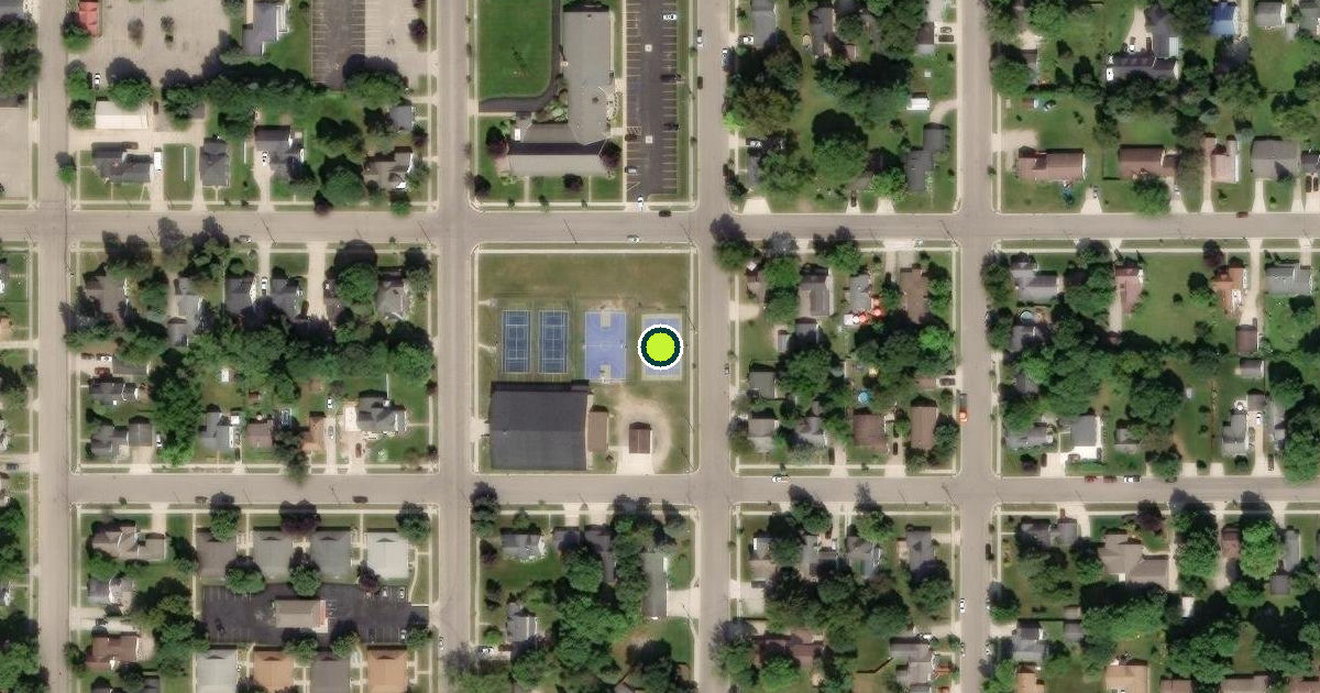 Satellite view of Gaylord Pickleball Courts