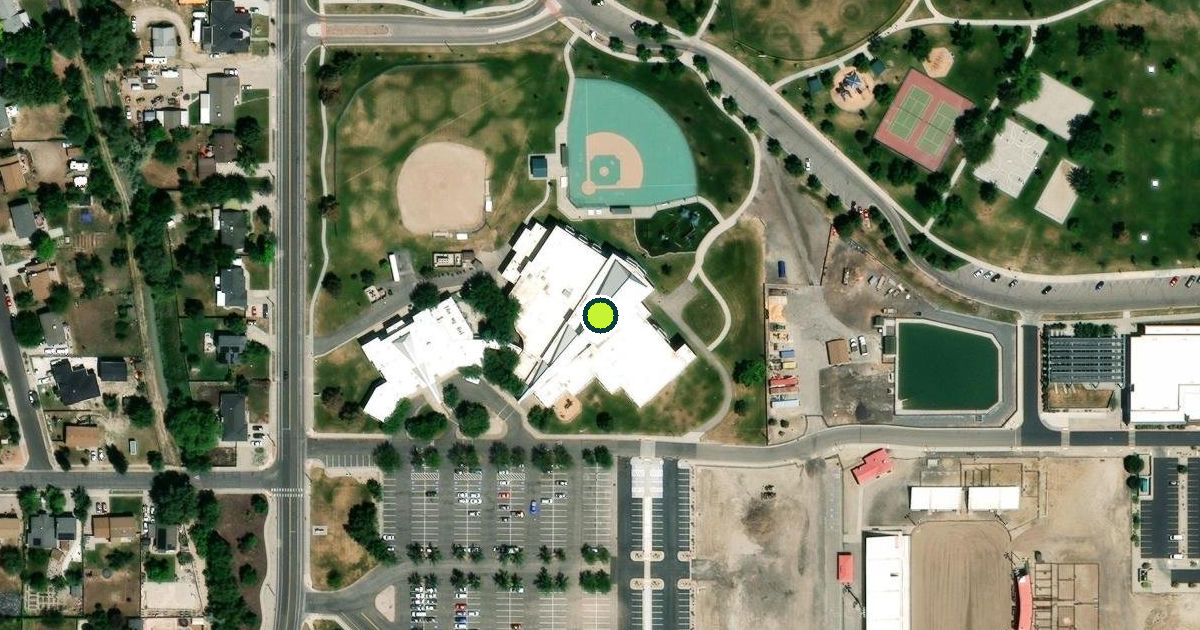Satellite view of Gene Fullmer Fitness Center
