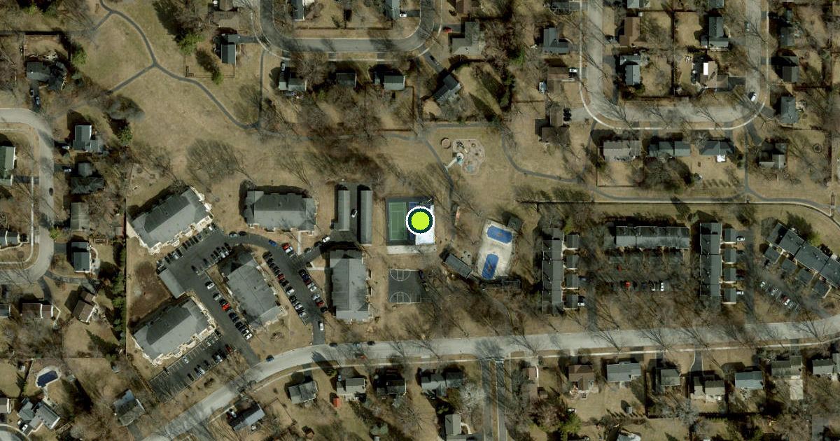 Satellite view of Geneva Pickleball Courts