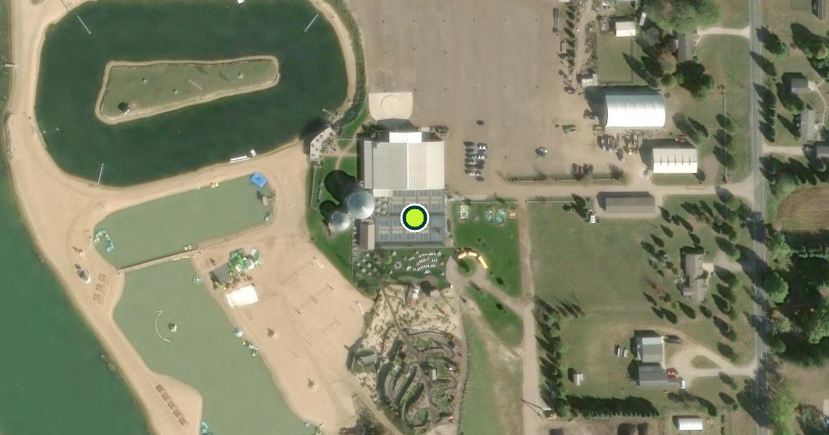 Satellite view of Geneva Township Pickleball Courts