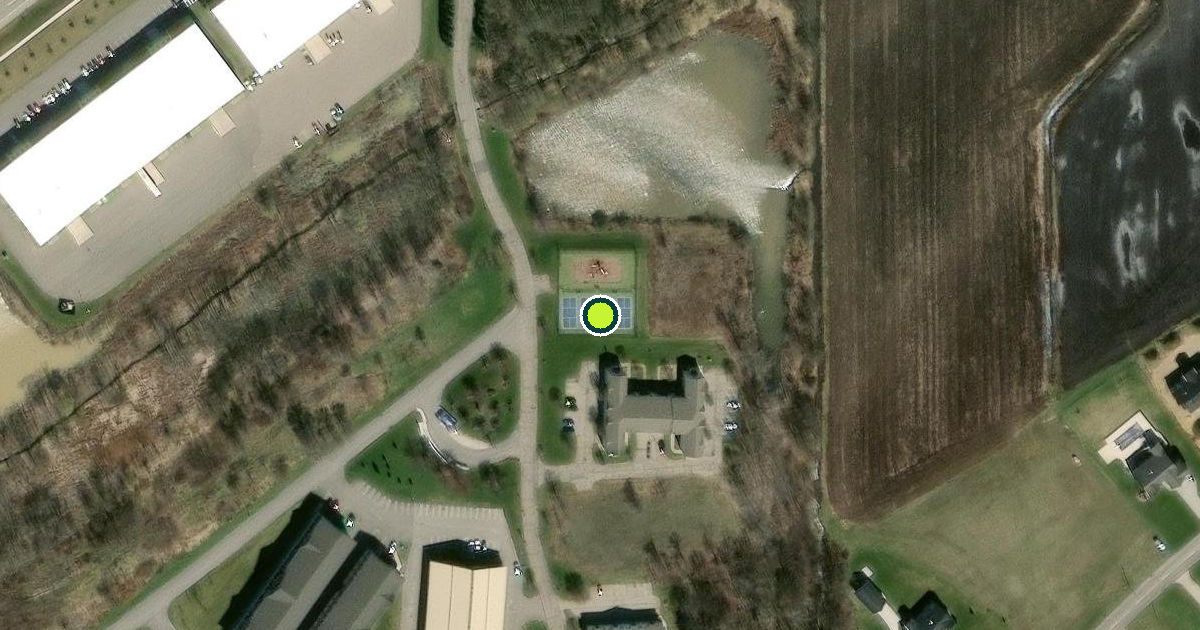 Satellite view of Georgetown Charter Township Pickleball Courts