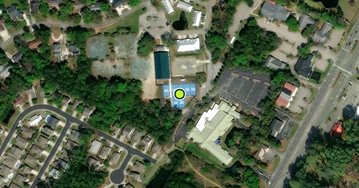 Satellite view of Georgetown County Pickleball Courts