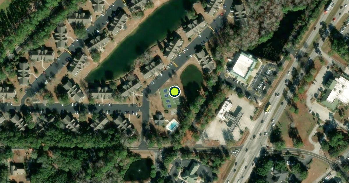 Satellite view of Georgetown County Pickleball Courts