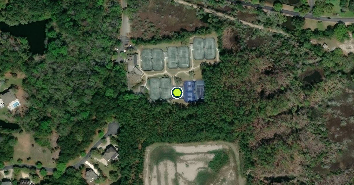 Satellite view of Georgetown County Pickleball Courts
