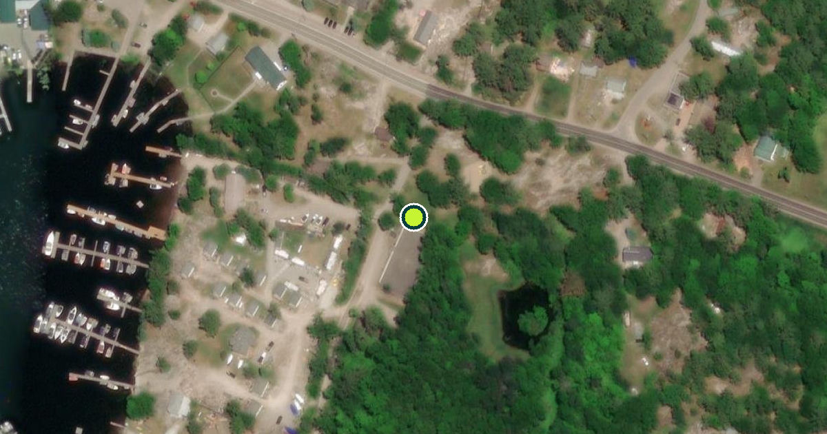 Satellite view of Georgian Bay Township Pickleball Courts