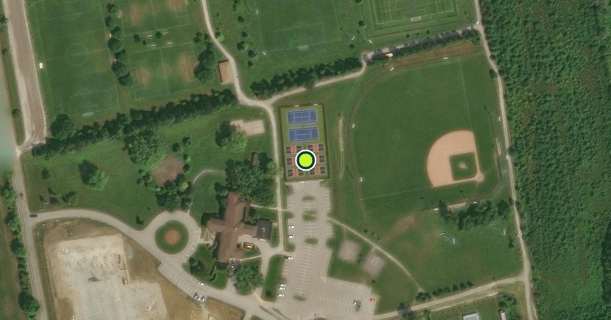 Satellite view of Georgina Pickleball Courts