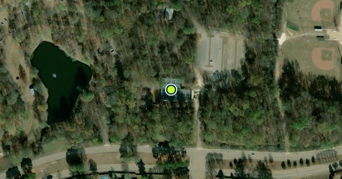 Satellite view of Germantown Pickleball Courts