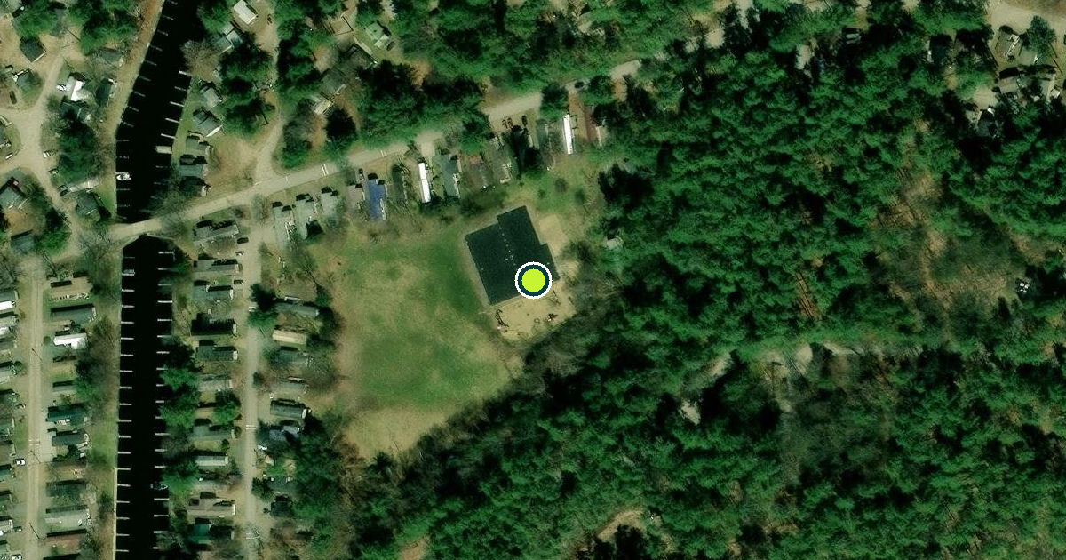 Satellite view of Gilford Pickleball Courts