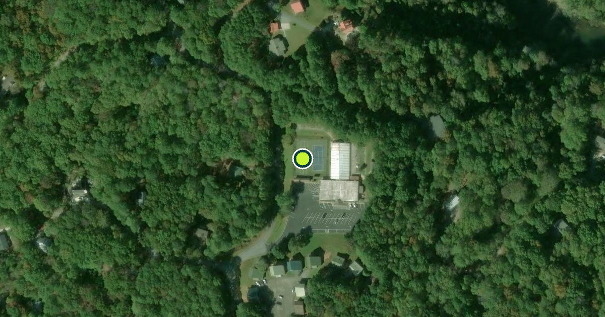 Satellite view of Gilmer County Pickleball Courts