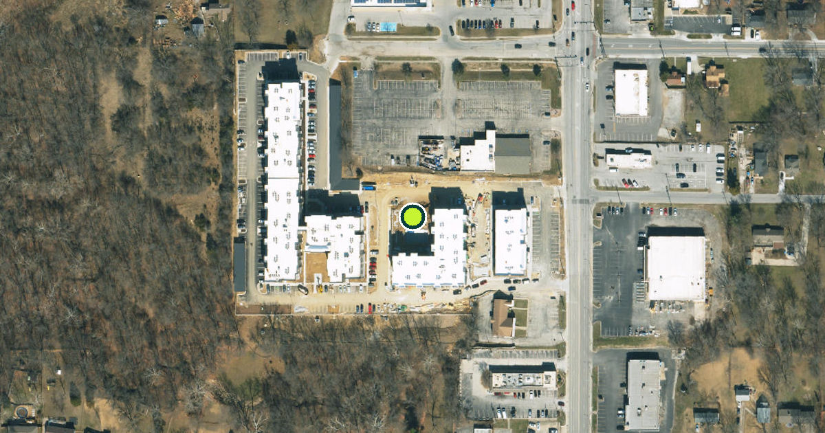 Satellite view of Gladstone Pickleball Courts