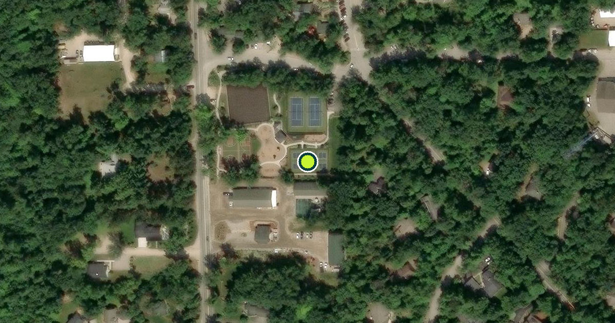 Satellite view of Glen Arbor Township Pickleball Courts
