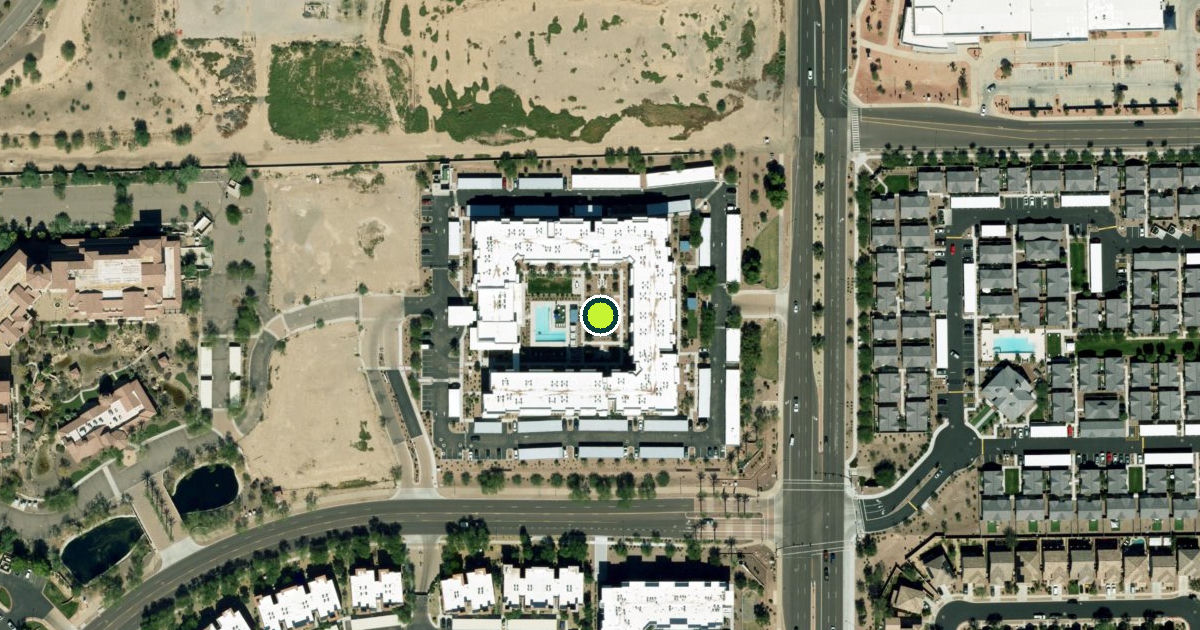 Satellite view of Glendale Pickleball Courts