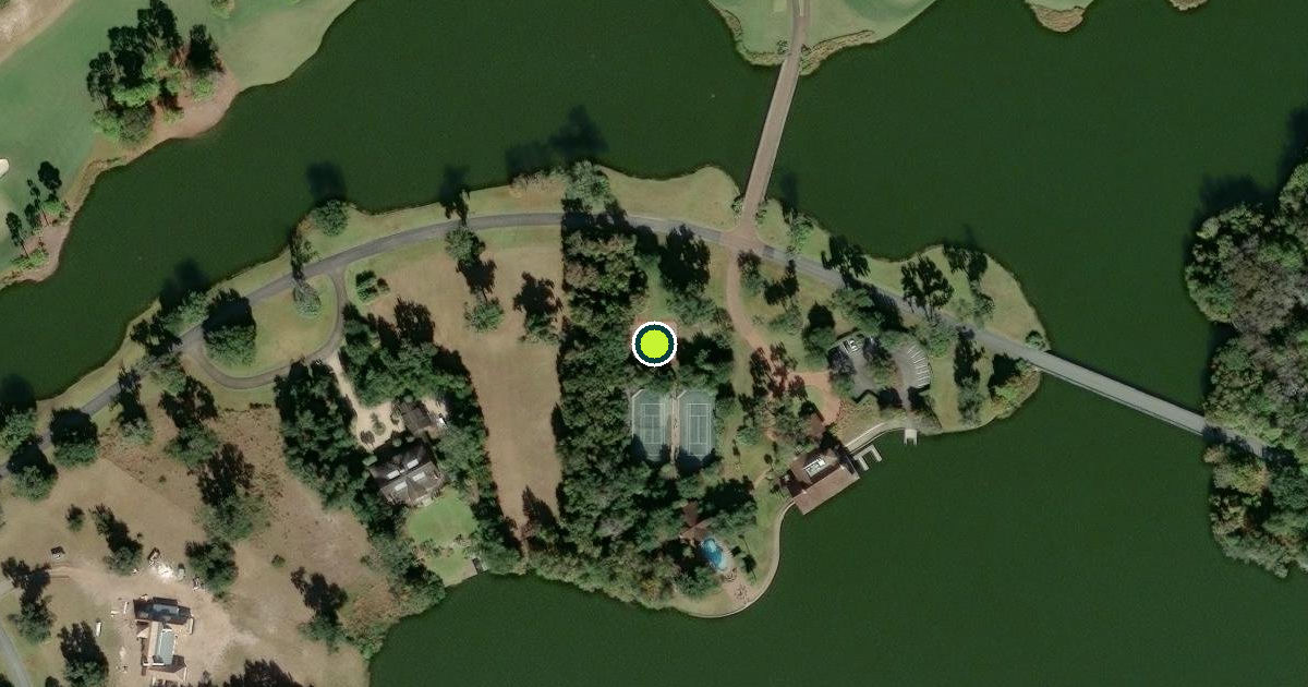 Satellite view of Glynn County Pickleball Courts