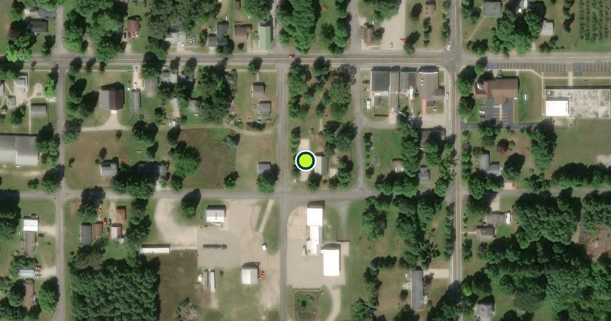 Satellite view of Golden Township Pickleball Courts