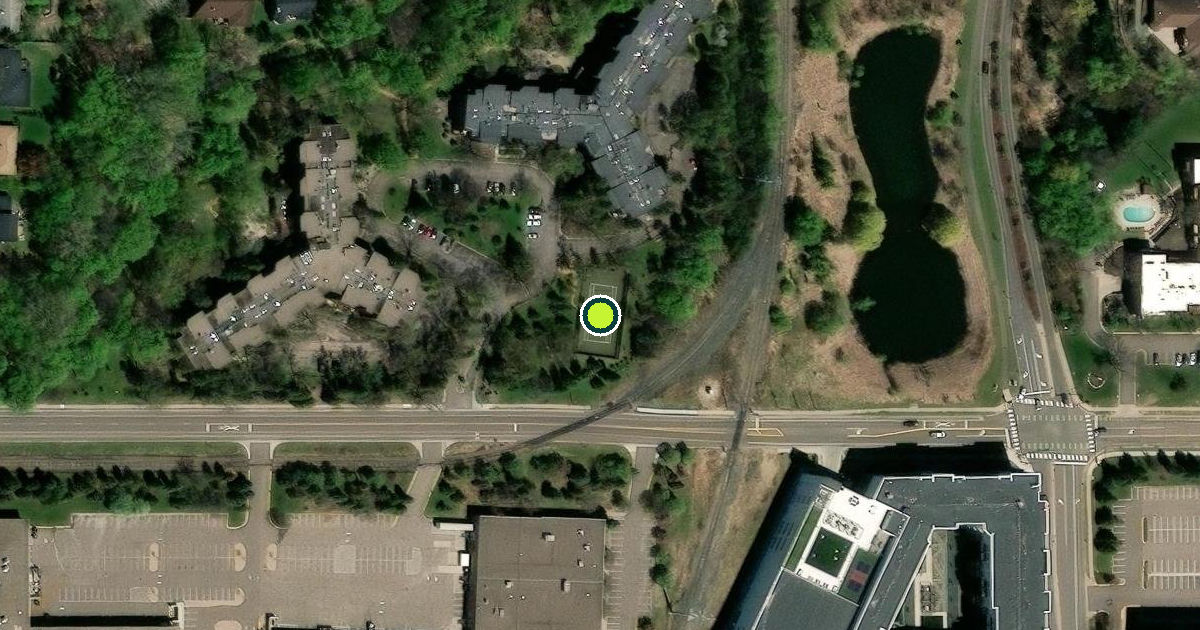 Satellite view of Golden Valley Pickleball Courts