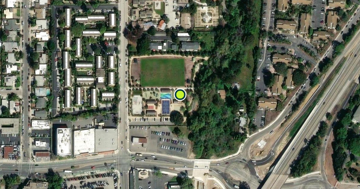 Satellite view of Goleta Pickleball Courts