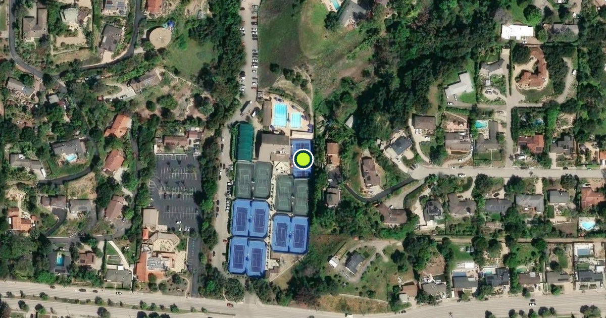 Satellite view of Goleta Pickleball Courts