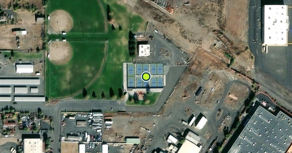 Satellite view of Good Shepherd Pickleball Complex