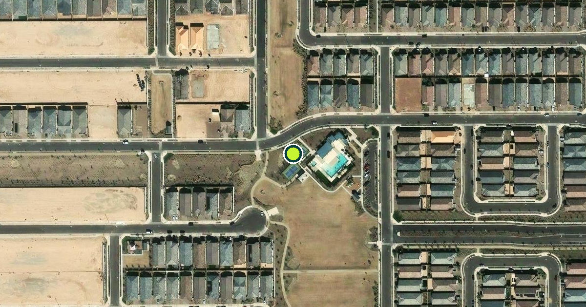 Satellite view of Goodyear Pickleball Courts