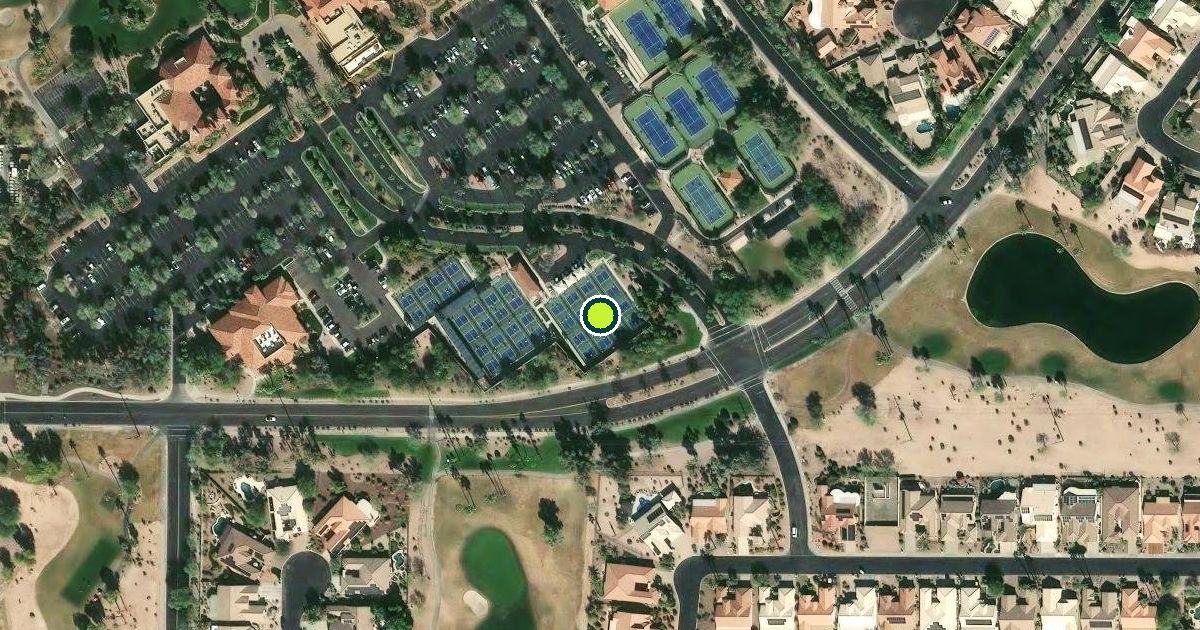 Satellite view of Goodyear Pickleball Courts