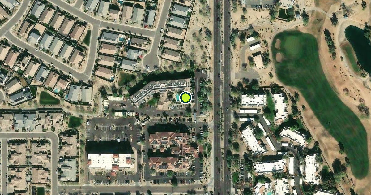 Satellite view of Goodyear Pickleball Courts