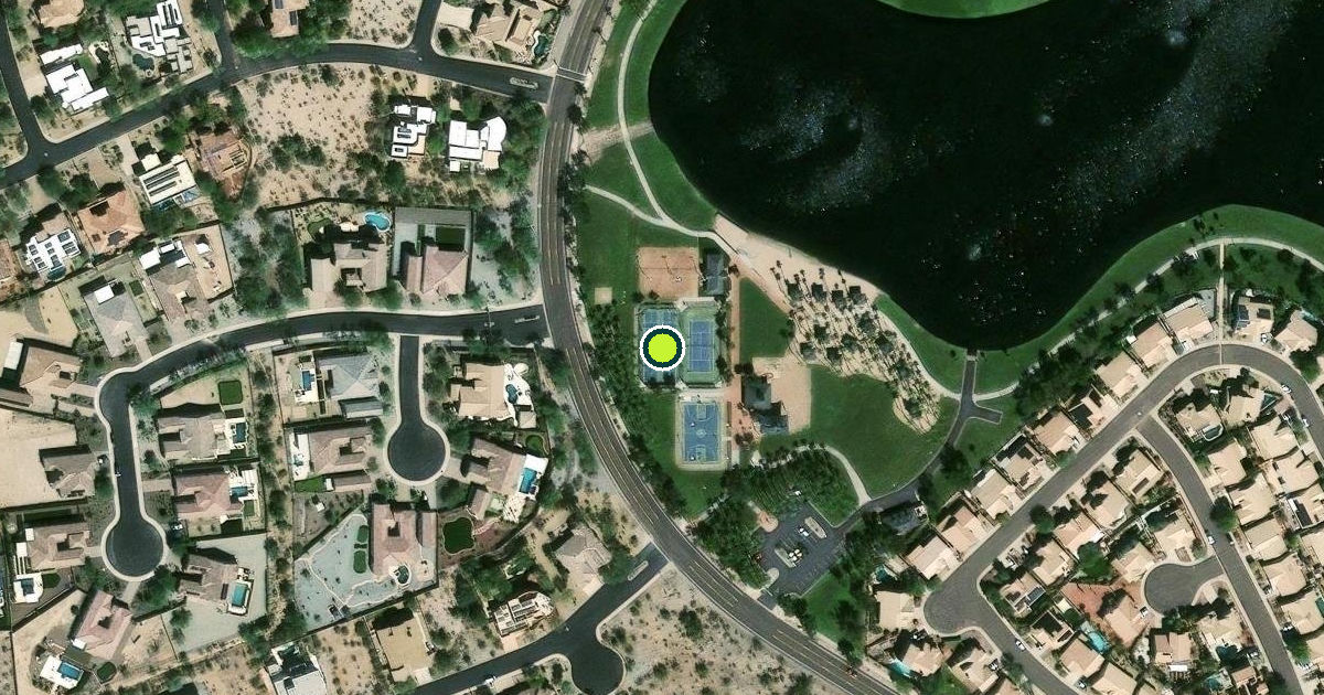 Satellite view of Goodyear Pickleball Courts