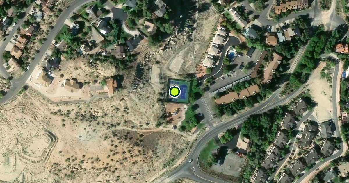 Satellite view of Grand Junction Pickleball Courts