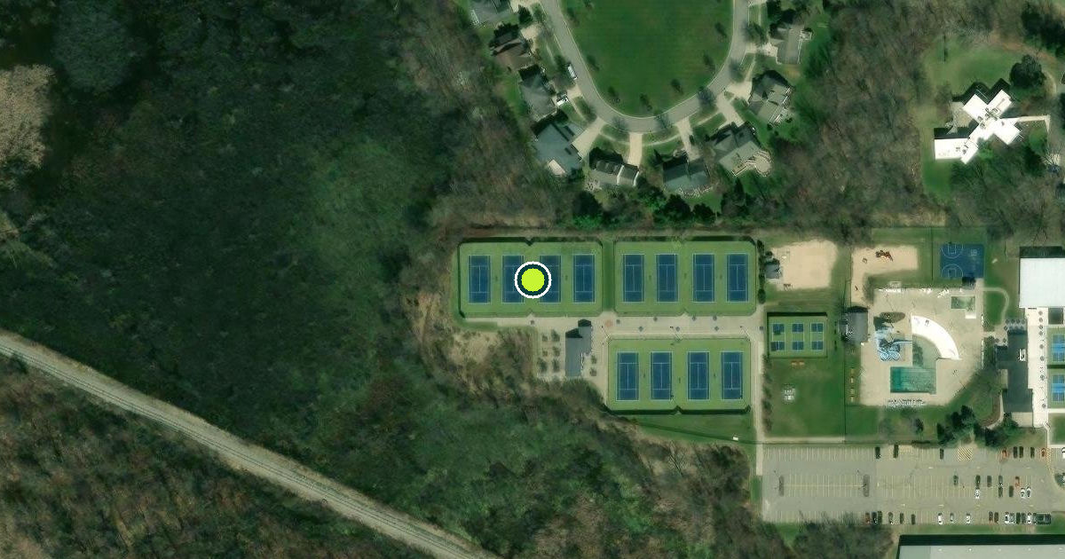 Satellite view of Grand Rapids Charter Township Pickleball Courts