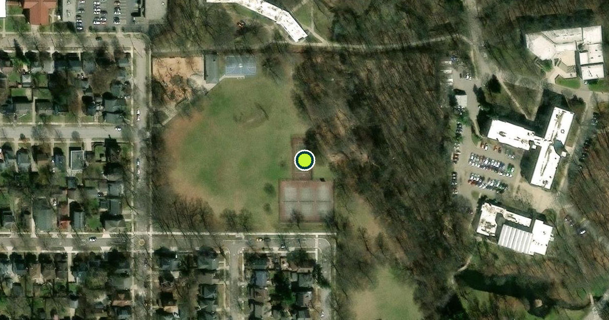 Satellite view of Grand Rapids Pickleball Courts