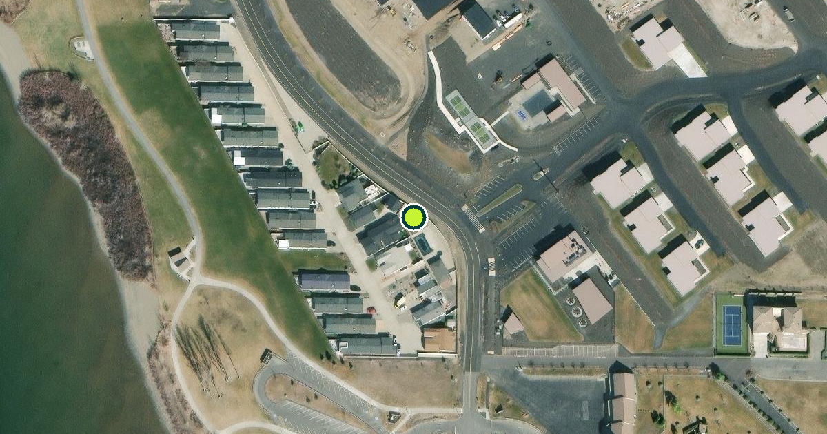 Satellite view of Grant County Pickleball Courts