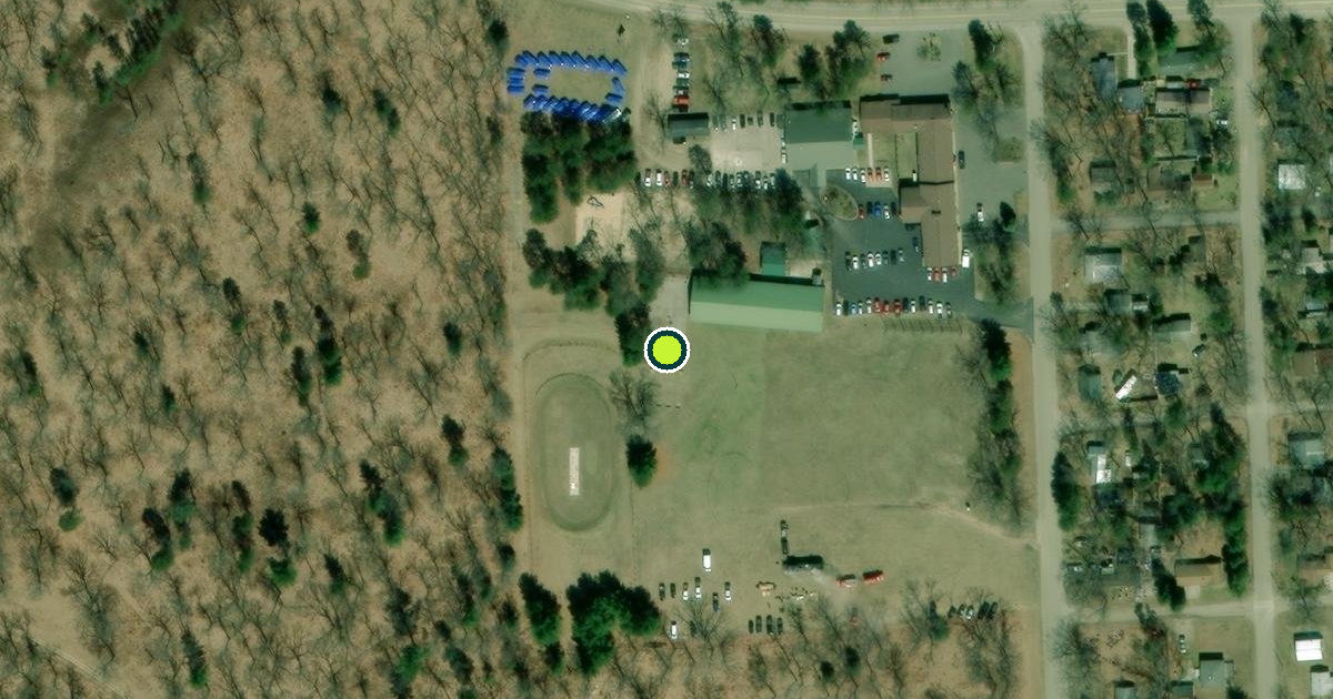 Satellite view of Grant Township Pickleball Courts
